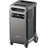 Anker SOLIX F3800 Portable Power Station, 3840Wh, LiFePO4 Batteries, Ultra-High 6000W AC Output with 120V/240V, Solar Generator for Home Backup and Outdoor Camping (Renewed)