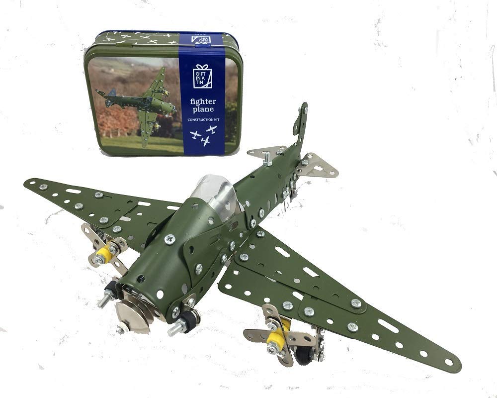 Apples to Pears Fighter Plane Construction Kit in a Tin
