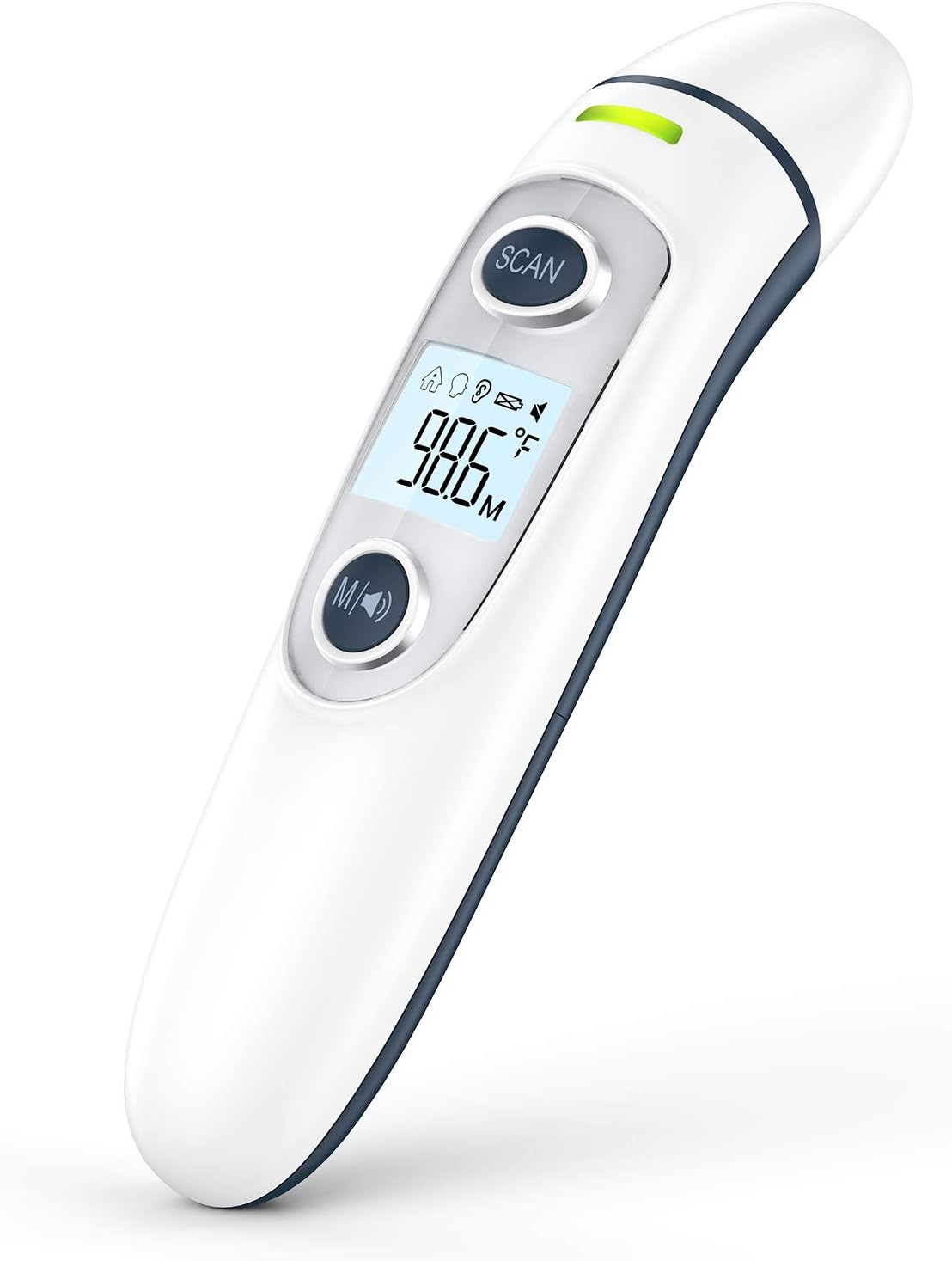 Vigorun Forehead and Ear Thermometer, Digital Infrared Temporal Thermometer for Fever, Instant Accurate Reading for Baby Kids and Adults