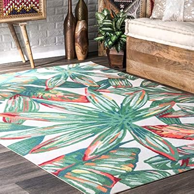 nuLOOM Lindsey Country Floral Indoor/Outdoor Area Rug, 5' x 8', Multi 61ggOie6H7L