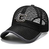 FASHIXD Baseball Cap for Men Summer Mesh Trucker Hats Breathable Running Hat Outdoor Sports Quick Dry Hat