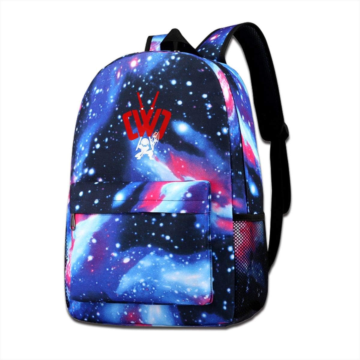 Vansion CWC Chad Wild Clay Ninja Star Space Cosmic Backpack Hiking Sports Camping Luggage Bag Galaxy Backpack Bag Laptop Bag