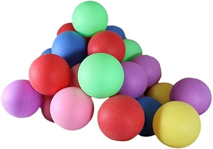 red de pelotas de plastico