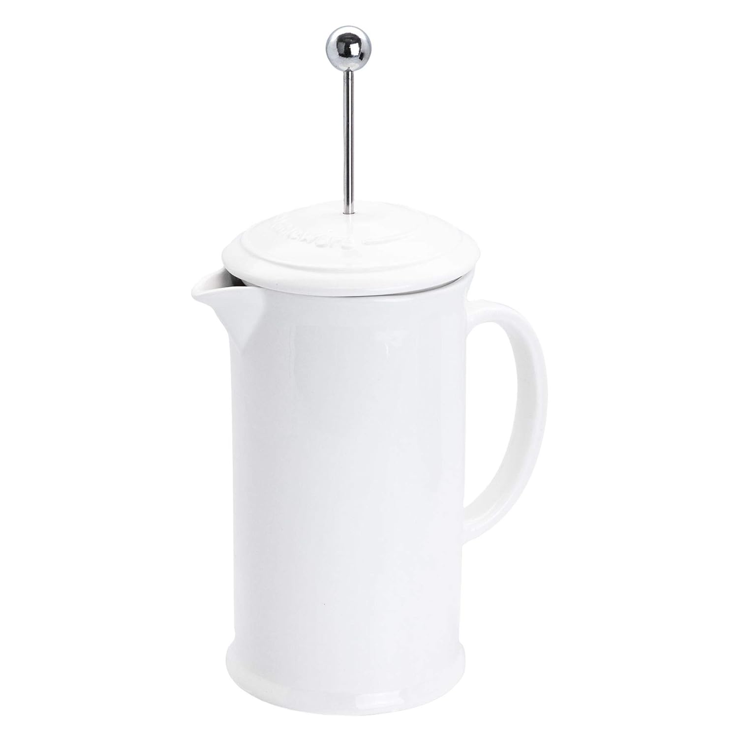 Argon Tableware Coffee Cafetiere Maker Glazed Ceramic 'Sibel' Glass