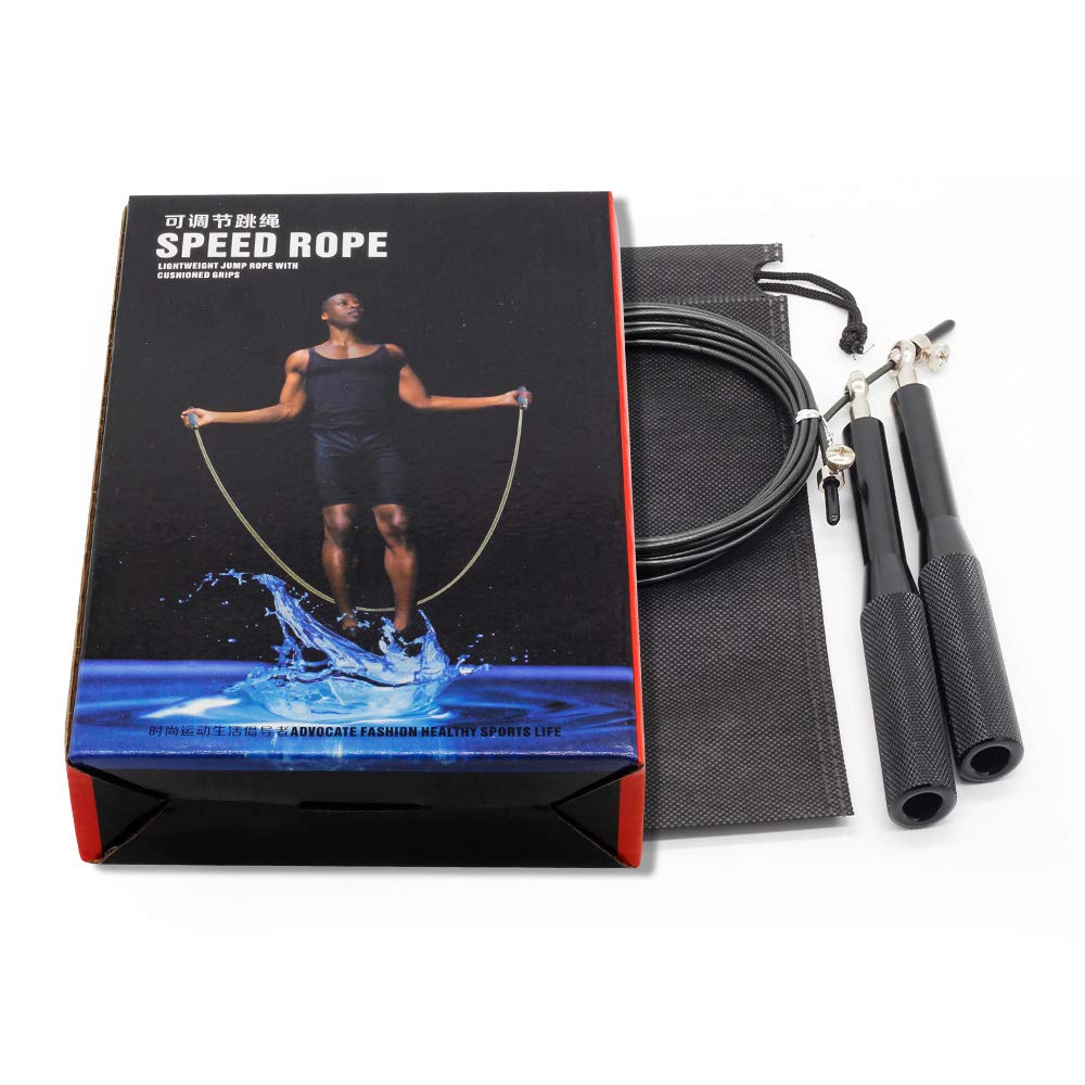 Jump Rope Sky Shop Fitness Equipment Adjustable Rope With Carrying Case For Fitness Boxing Double Unders Mma Wod Staying Fit Exercise Crossfit