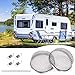 Kohree RV Flying Insect Screen, Furnace Bug Screen Stainless for Vent Cover Camper Heater Vents with Installation Tool, 2 Pack 4 Hooks