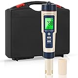 PH Meter & TDS Meter, 5 in 1 Salinity PH Temp EC