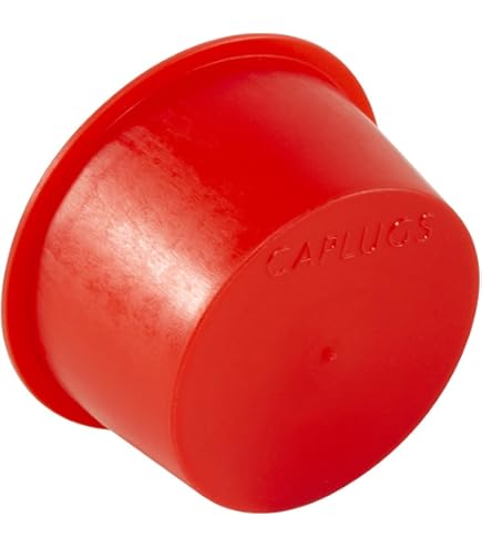 Caplugs T-263 T Series, Plastic Tapered Cap and Plug, Red LD