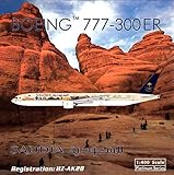 PHX1582 1:400 Phoenix Model Saudia Boeing 777-300ER REG #HZ-AK28 (pre-painted/pre-built)