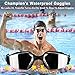 Swim Goggles, Googles Anti Fog Swimming Goggles Anti Leak Swimming Goggles for Men Glare-Free Swimming Goggles for Women UV Swim Googles for Adults Junior Googles for Swimming,Black
