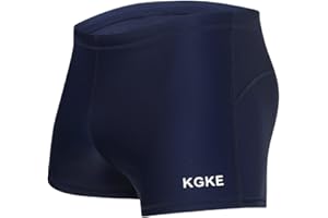 KGKE Mens-Swim-Jammers Athletic-Swimwear Quick-Dry-Shorts Durable-Team-Swimsuits - Drawstring Competition Swimming UPF50+