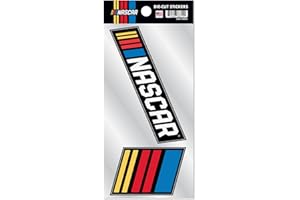 Rico Industries NASCAR Double Up Decal Sticker with Team Phrase, 9" x "4