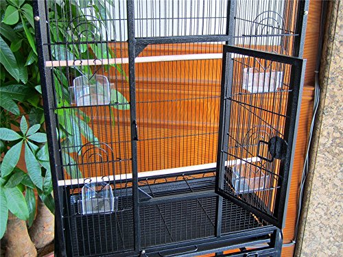 Long Tail Bird Parrot cage Chinchilla Ferret small animals cage W/Stand Overall size 24"x17"x53"(61x43x135cm)