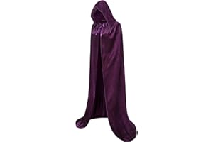 Regenboog Adult Velvet Cape with Hood,Velvet Cloak for Women and Men,Costumes for Halloween Christmas Renaissance