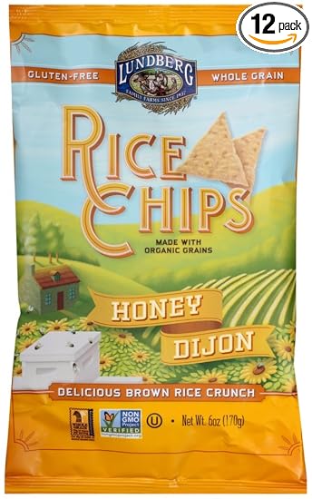 Lundberg Family farms chip Rice Honey dijon org gf 6oz (073416035355)