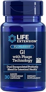 Life Extension Florassist Gi with Phage Technology 30 Liquid Vegetarian Capsules