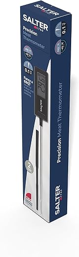 Salter Precision Meat Thermometer 180mm Extended Probe Digital Display view 7