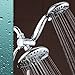 High Pressure 6-inch / 6-Setting Premium Rain Shower Head by AquaDance for the Ultimate Shower Spa Experience! Officially Independently Tested to Meet Strict US Quality & Performance Standards!