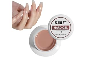 FZANEST Nude Builder Gel for Nails Hema TPO-Free, 38g Low Heat Sculpting Gel High Hardness for Nail Strengthening Extension Broken Nail Repair Professional Nail Art Manicure Soak Off