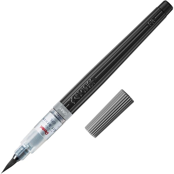 Amazon.com: Pentel XGFH (XGFH-Z) Scientific Brush - Silver