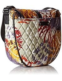 vera bradley - Bolsa de sillín, firma algodón