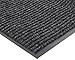 NoTrax 117 Heritage Rib Carpeted Entrance Mat for Lobbies and Indoor Entranceways, 3' x 6', Absorbent Indoor Commercial Rug for Home or Office, Charcoal, 117S0036CH