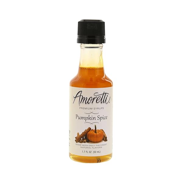 AMORETTI PREMIUM SYRUP, PUMPKIN SPICE, 1.7 FLUID OUNCE