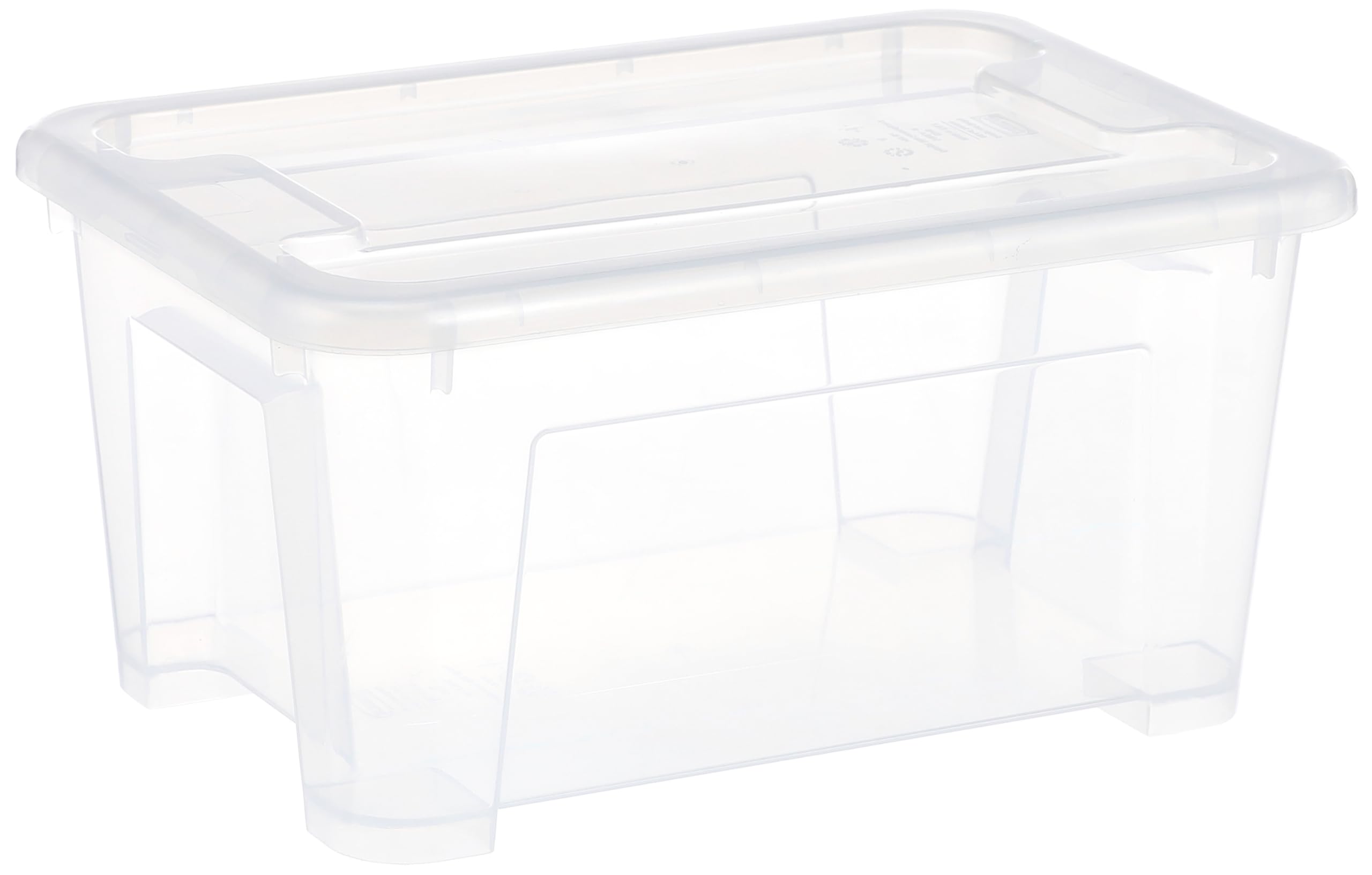 Ikea SAMLA Small Storage Box, Transparent, 5 Litres, 28x19x14 Centimetres, Plastic