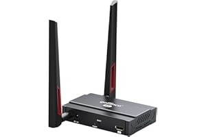 gofanco 5GHz Wireless HDMI Extender RX – Receiver Unit (RX) ONLY for HDwireless1x4 Kit – Up to 656ft (200m) at 1080p, Dual Antenna, 5GHz Frequency, IR Extension, 2ch PCM Audio (HDwireless1x4-RX)