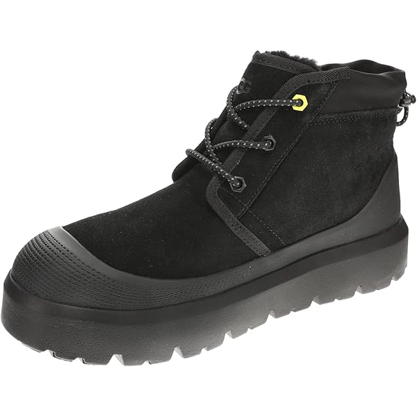 Amazon.com | UGG Men's Neumel Zip Boot, Black Tnl, 5 | Chukka