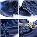 maxgoods 3Pcs Women Hair Clip Hair Bun Cover Barrettes Net Snood Hairnet Lace Bow Bowknot Decor French Hair Clip,Black & Blue & Red