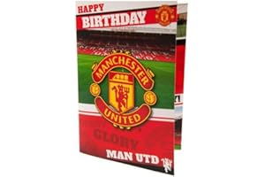 MANCHESTER UNITED F.C. Footie Gifts Musical Birthday Card - Manchester United F.C