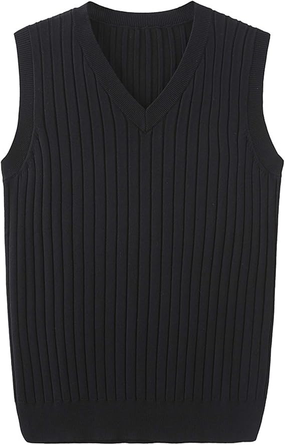 Amazon ニットベスト メンズ セーターベスト Vネック ニット ベスト 無地 トップス リブ編み シンプル ビジネス 春 秋 冬 ベスト 通販