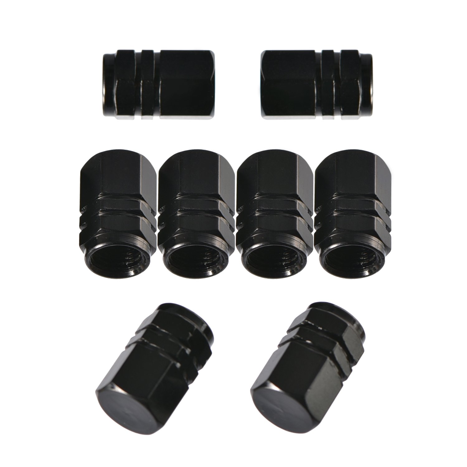 4X TAPPI STELO valvola universale ruota pneumatico cranio copri auto/moto H4W4 EUR 3,71
