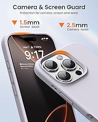 OuXul Designed for iPhone 16 Pro Case,Shockproof