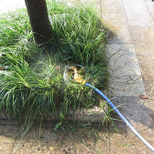 Onpiece Garden 1/2" Sprinkler Head Rotary Sprayer Brass Watering Irrigation Fountain (4 Arm)