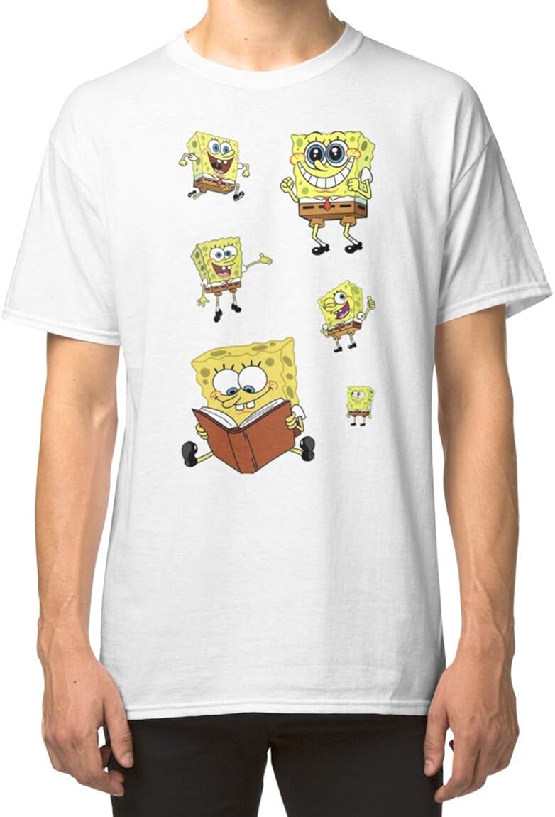 Amazon.com: Spongebob Meme Sticker Pack Classic Unisex T-Shirt, Ladies T-Shirt, Sweatshirt 