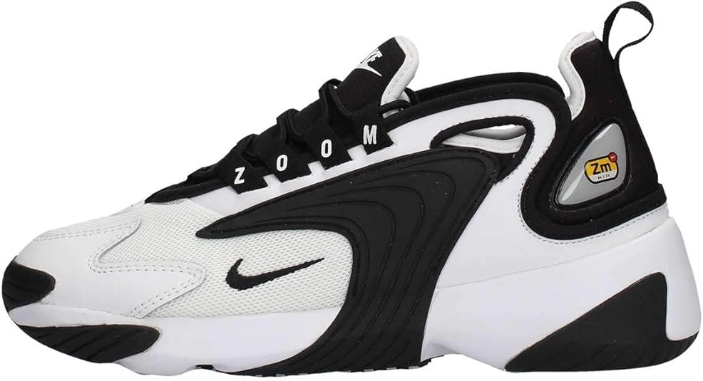 nike zoom 2k black and white size 4