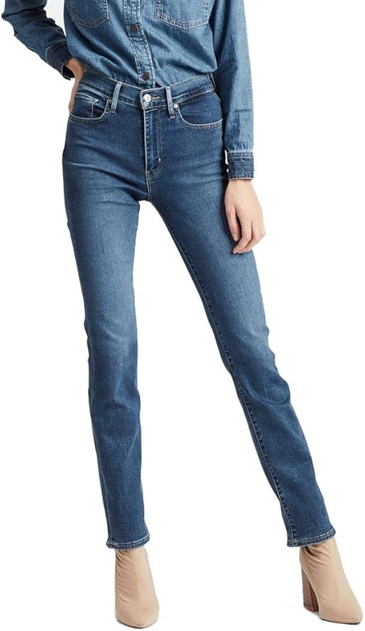 levi's 724 high rise straight jeans second thought
