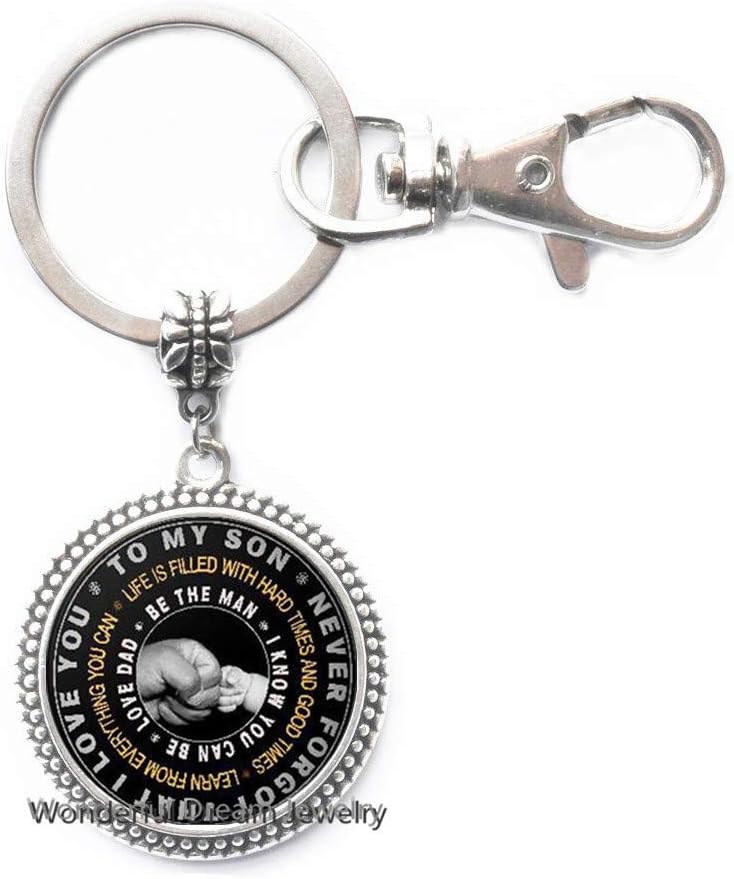 father son keychain