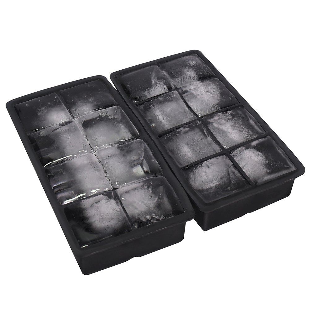 Ticent Ice Cube Trays (Set of 2) Silicone Sphere Whiskey Ice Ball Maker