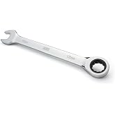 Jaeger 12 mm Ratchet Wrench, 90-Tooth, Chrome Vanadium, Metric