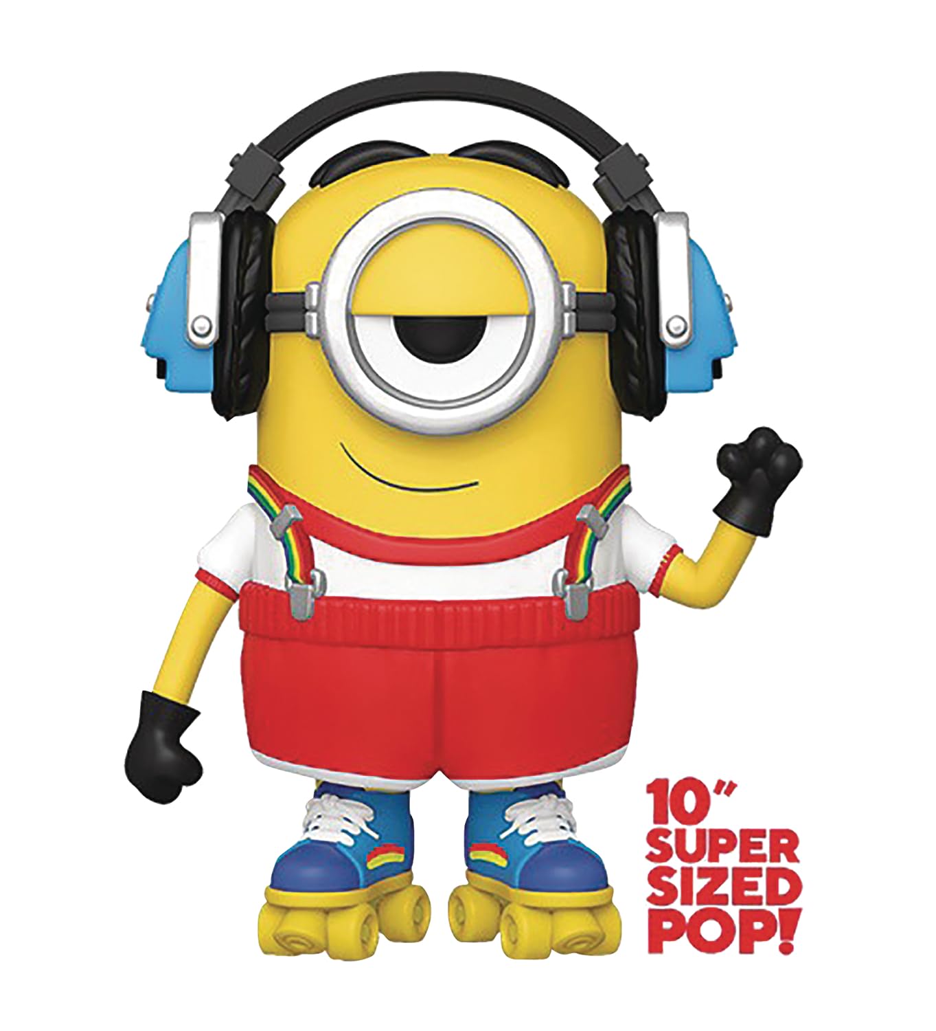 Funko Pop! Movies: Minions 2- 10" Roller Skating Stuart - Otto - Despicable Me: Minions - Collectable Vinyl Figure - Gift Idea - Official Merchandise - Toys for Kids & Adults - Movies Fans