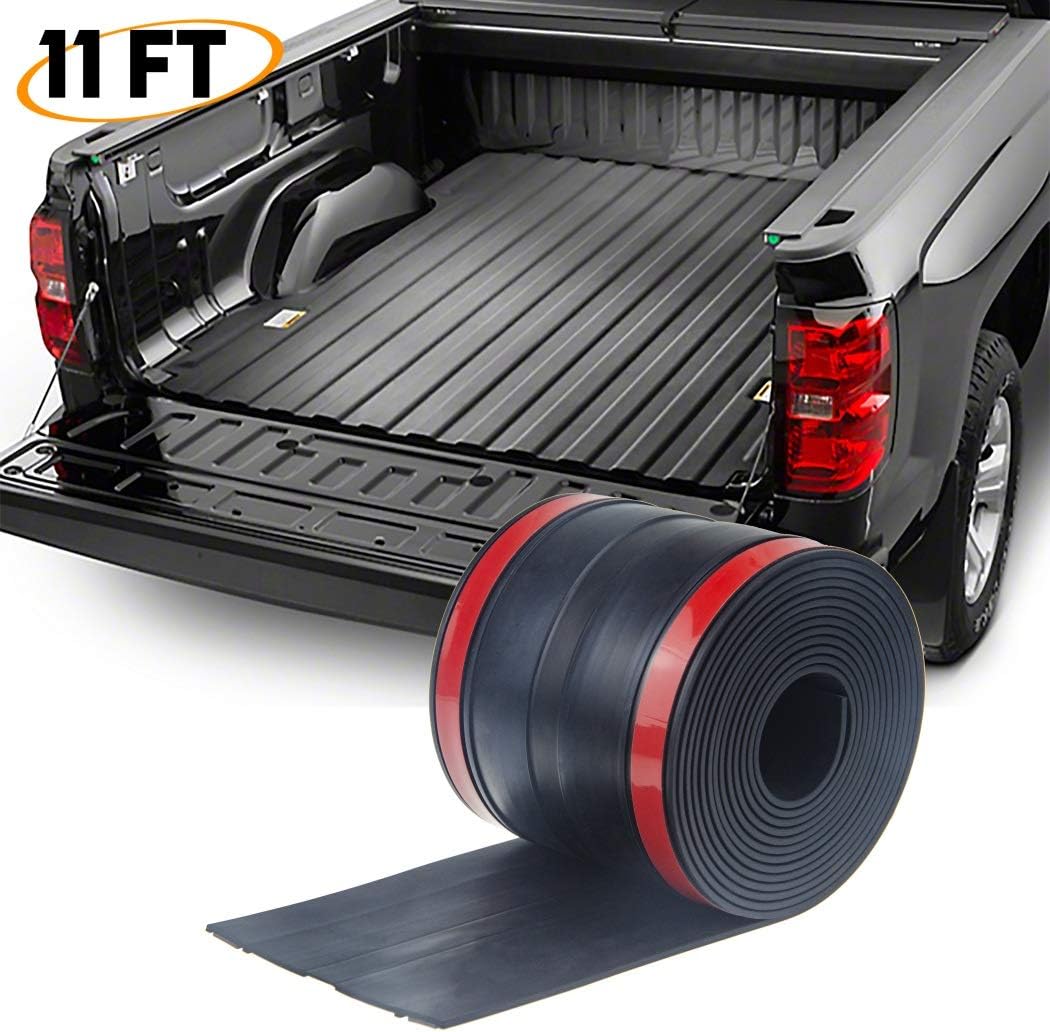 XISAY Adhesive Universal Rubber Truck Bed Tailgate Gap