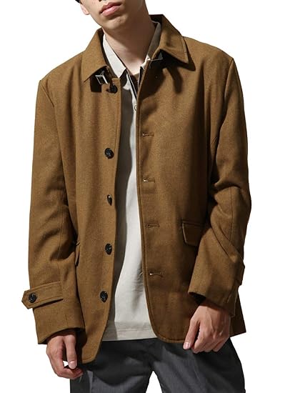 Amazon Zip Five コート メンズ ピーコート ダッフルコート シングル