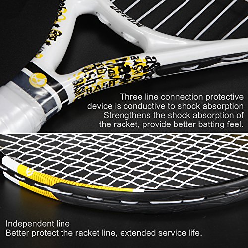 OPPUM US Open Junior Tennis Racket for Kids Children Toddlers, Coach Recommended Racquet, Include Tennis Bag Overgrip Vibration Dampener. - Thumbnail 3