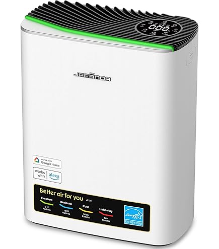 Amazon.com: Jafända Air Purifier Large Room, 298*158*375 mm, White