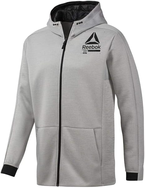 felpa reebok uomo amazon