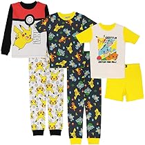 Pokemon Pajamas | 2 Pack Pikachu Pajamas For Kids - Martinique