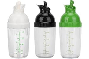200ml Salad Dressing Shaker, 5.1oz Salad Dressing Container, BPA Free Prevent Leakage Salad Dressing Jar with Lid, Salad Dres